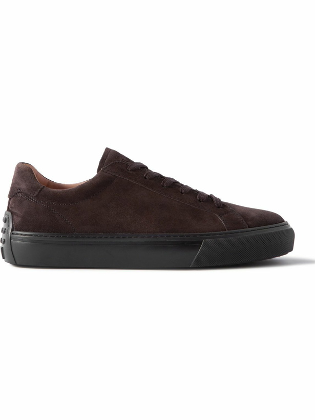 Photo: Tod's - Suede sneakers - Brown