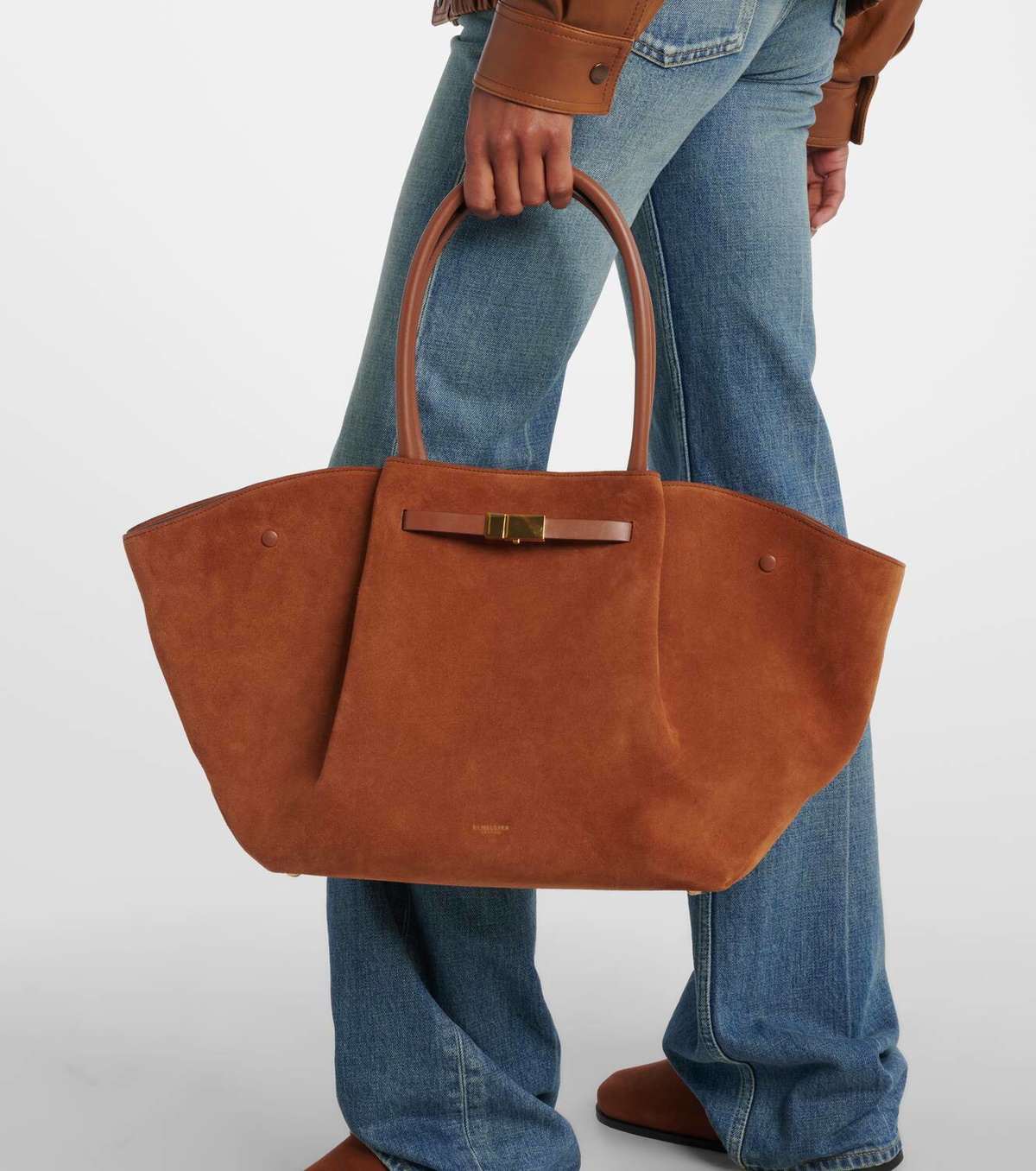 DeMellier New York D60 suede tote bag