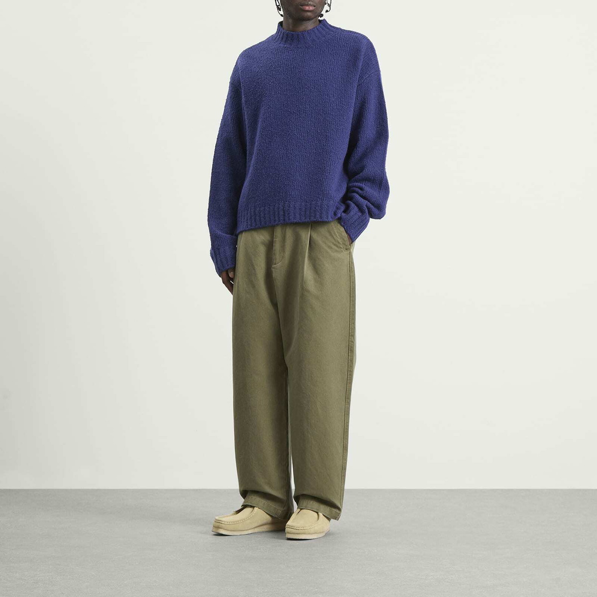 Bound Men's Heavy Canvas Workwear Trousers in Army