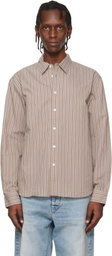 HOPE Brown Relaxed Shirt