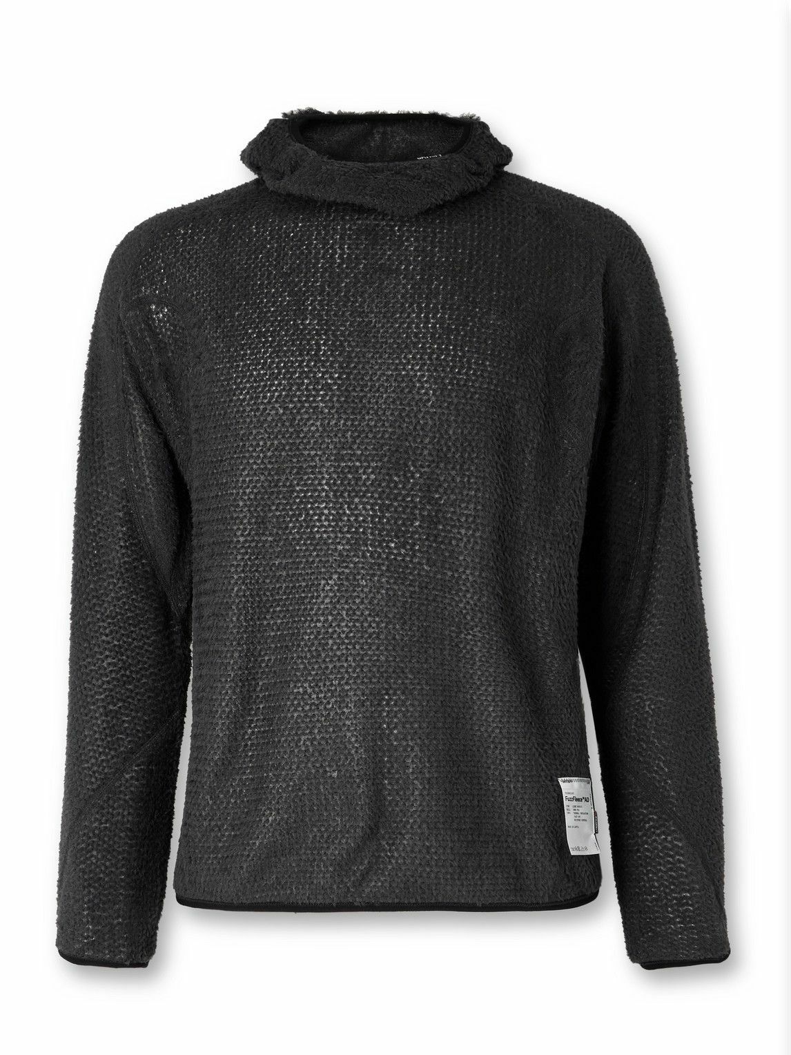 Diesel Black Gold Black Funnel Neck Hoodie Diesel Black Gold