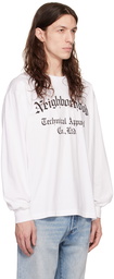 Neighborhood White Printed Long Sleeve T-Shirt