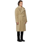 Ralph Lauren Purple Label Tan Alpaca-Blend Cuddle Coat