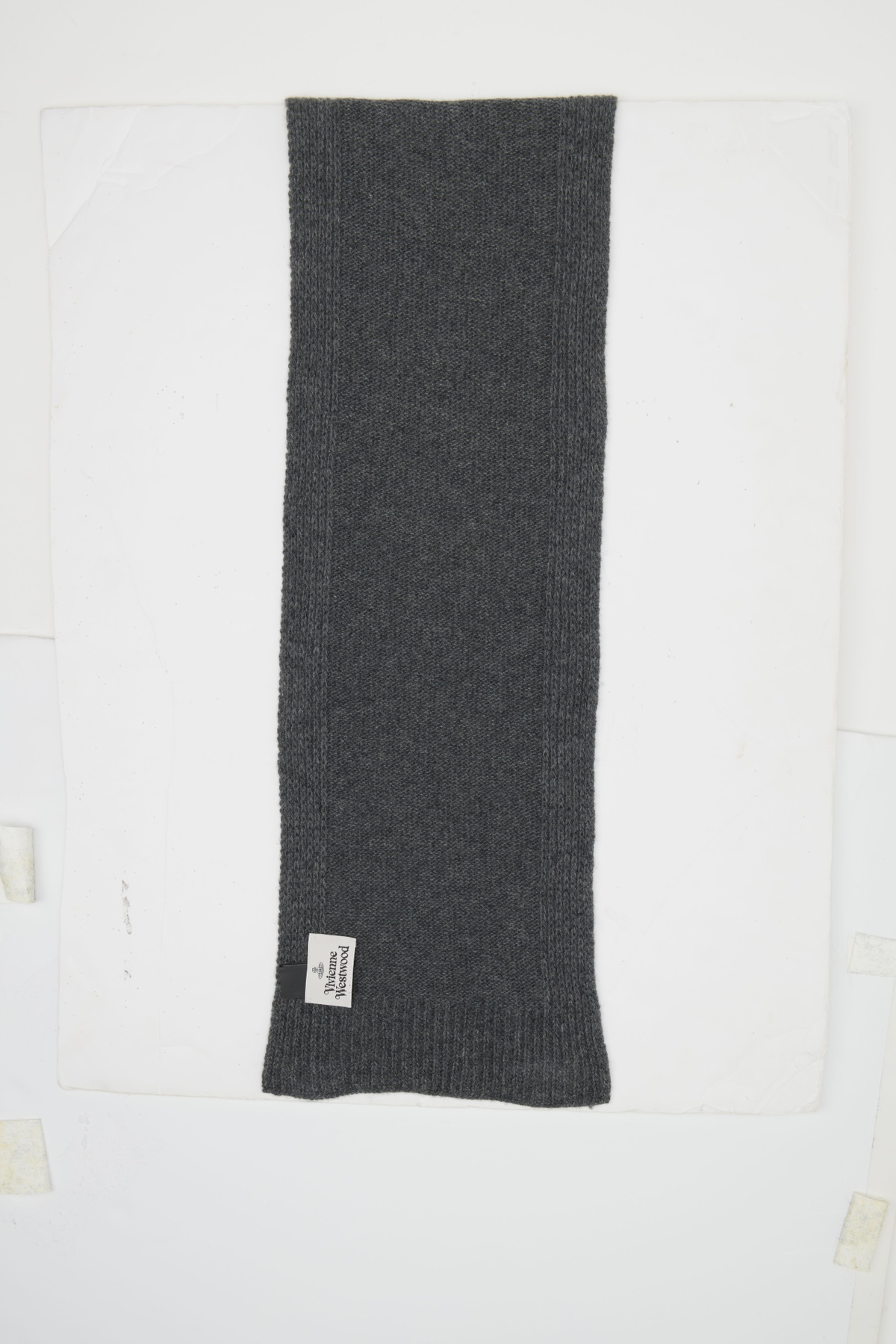 Vivienne Westwood Gray Cashmere Scarf