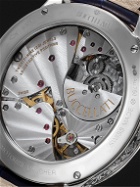 Buccellati - Ornatino Automatic 42mm 18-Karat White Gold and Croc-Effect Leather Watch, Ref. No. WAUMGE014262