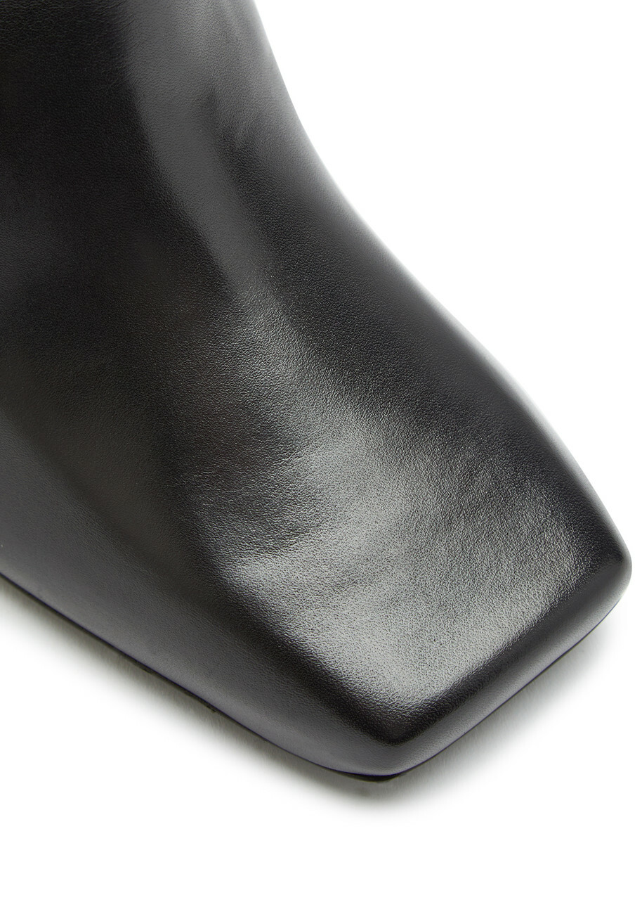 Givenchy Sliced 95 Leather Knee-high Boots Black