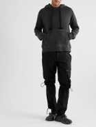 SAIF UD DEEN - Straight-Leg Shell Cargo Trousers - Black