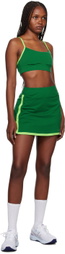 Outdoor Voices Green Racer Back Sport Bra