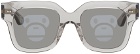 BAPE Grey BS13013 Sunglasses