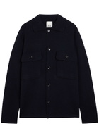 Allude Wool and Cashmere-blend Overshirt Black