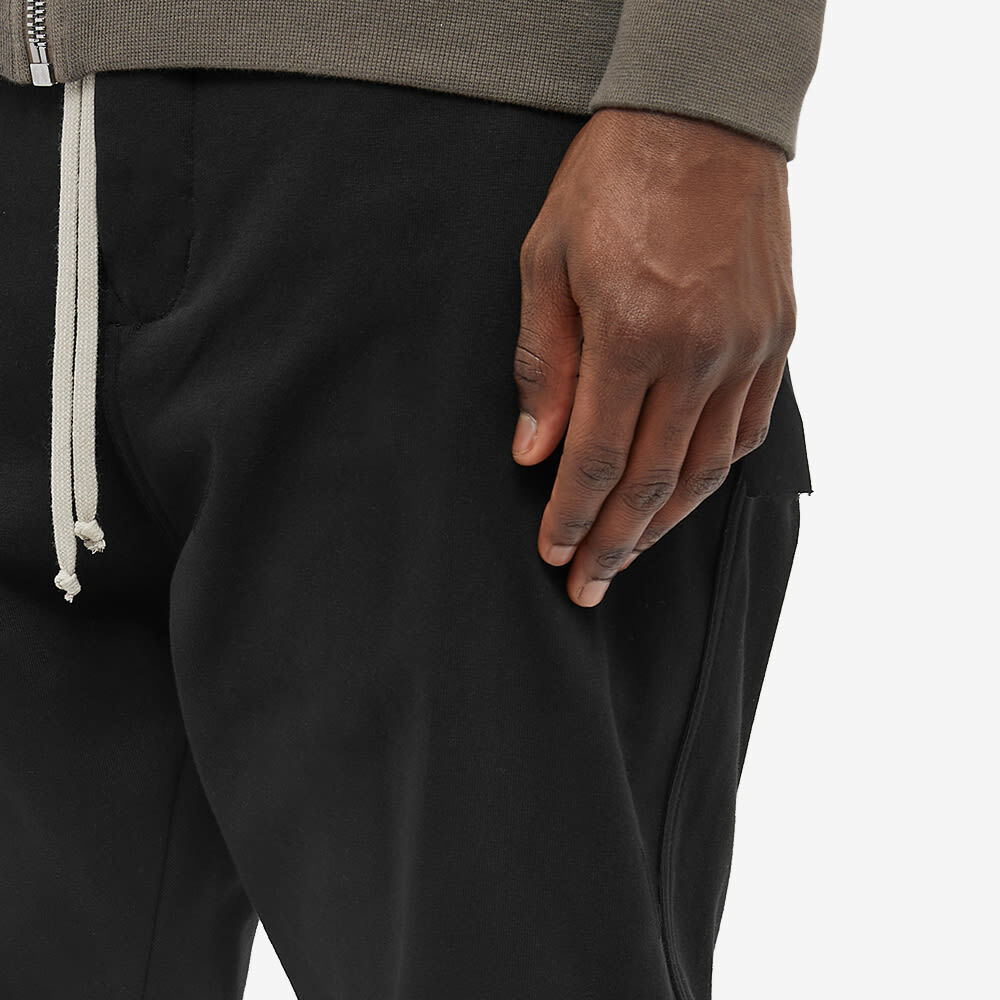 Rick Owens Men's Tecutal Zipped Track Pant in Black Rick Owens