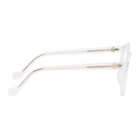 Loewe Transparent Ovular Glasses