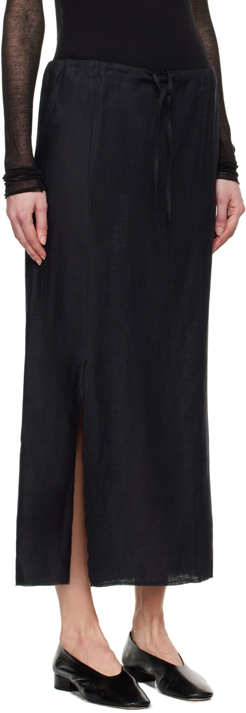 Gabriela Coll Garments Black No.263 Maxi Skirt