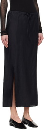 Gabriela Coll Garments Black No.263 Maxi Skirt