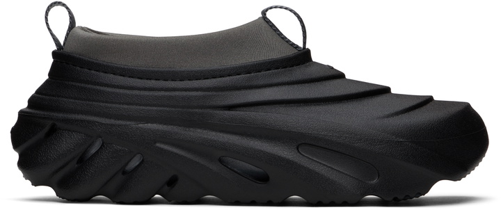 Photo: Crocs Black Echo Storm Slip-on Loafers