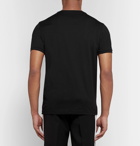 Fendi - Logo-Print Cotton-Jersey T-Shirt - Men - Black