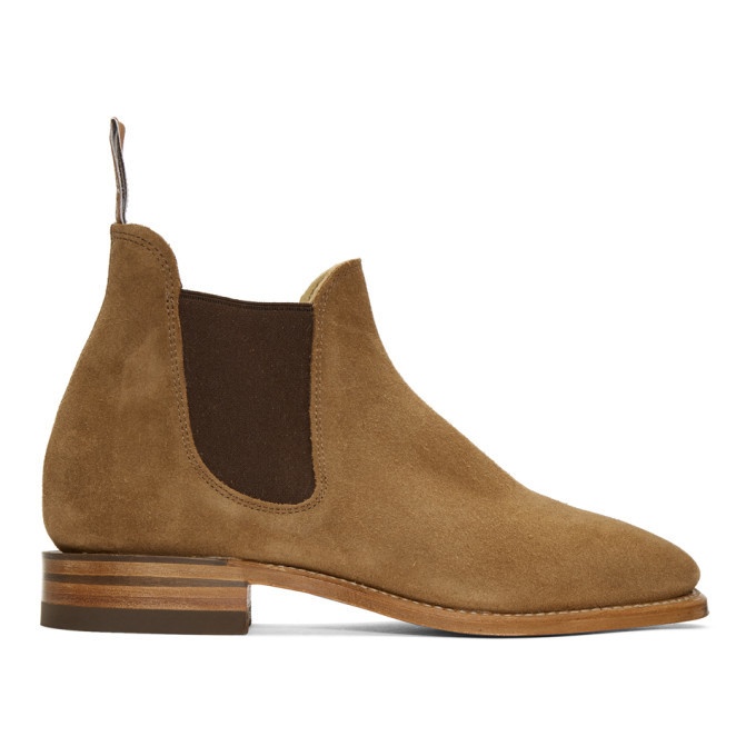 Photo: R.M. Williams Brown Suede Sydney Chelsea Boots