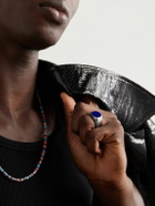 John Hardy - Sterling Silver Lapis Lazuli Signet Ring - Unknown