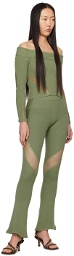 Isa Boulder SSENSE Exclusive Green Trousers