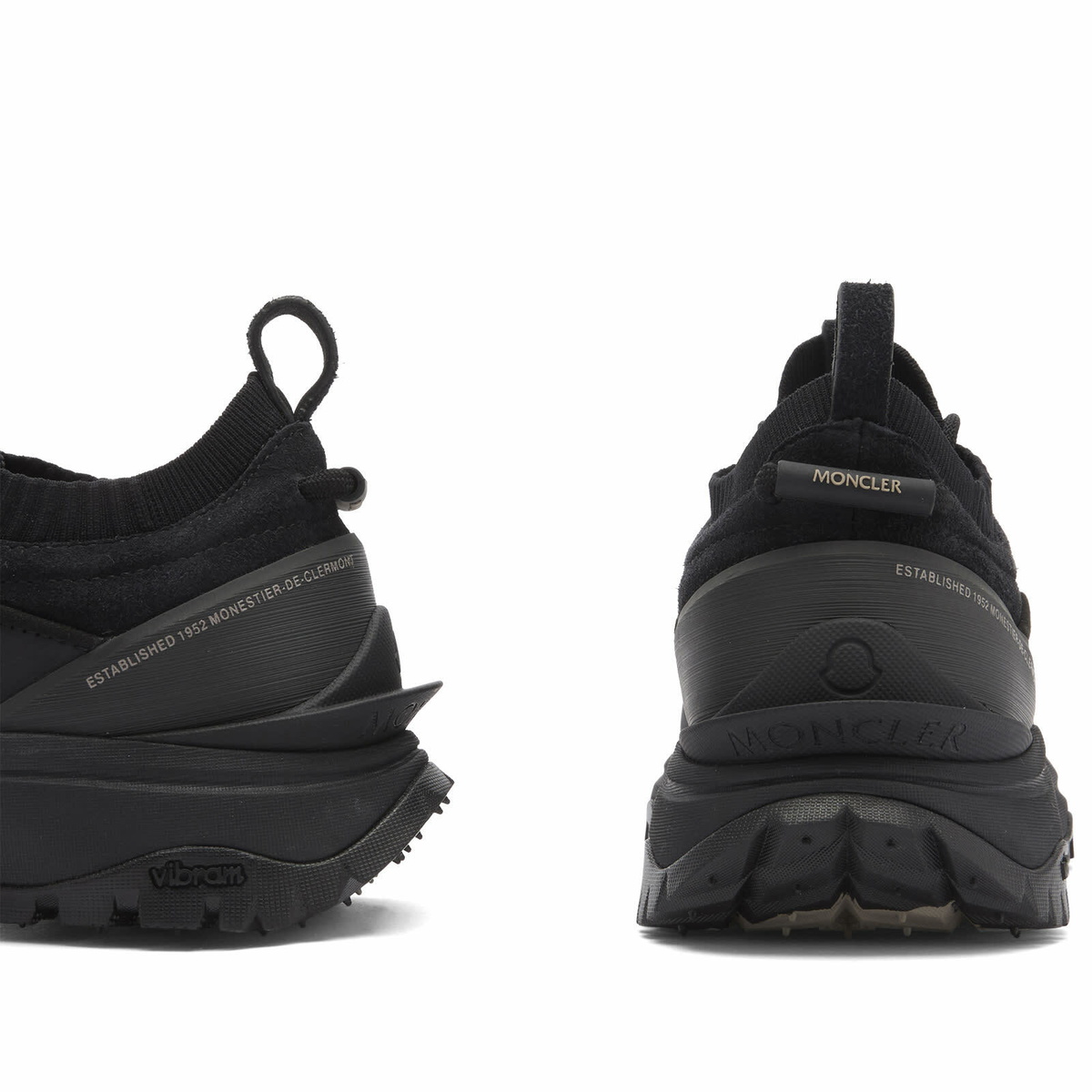 Moncler Women's Trailgrip Lite 3 Low Top Sneakers in Black