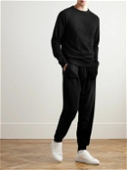 Mr P. - Wool and Cashmere-Blend Sweatpants - Black