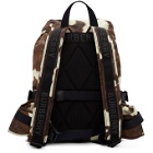 Burberry Brown and White Small Wilfin Backpack