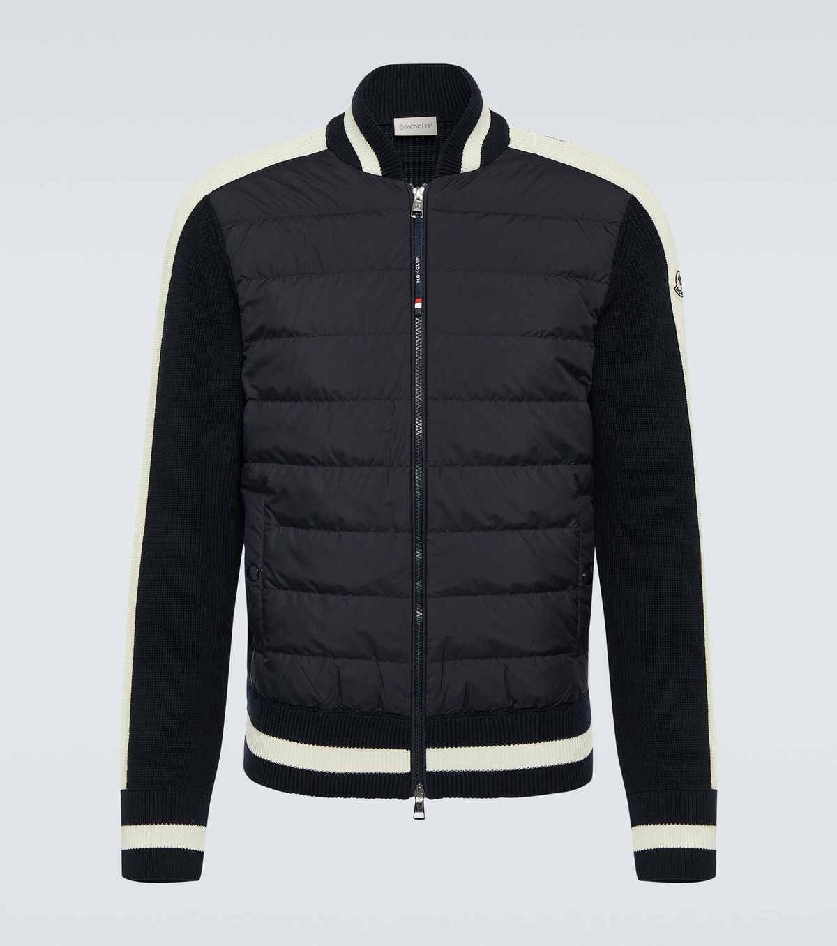 Moncler Down-paneled cotton jacket