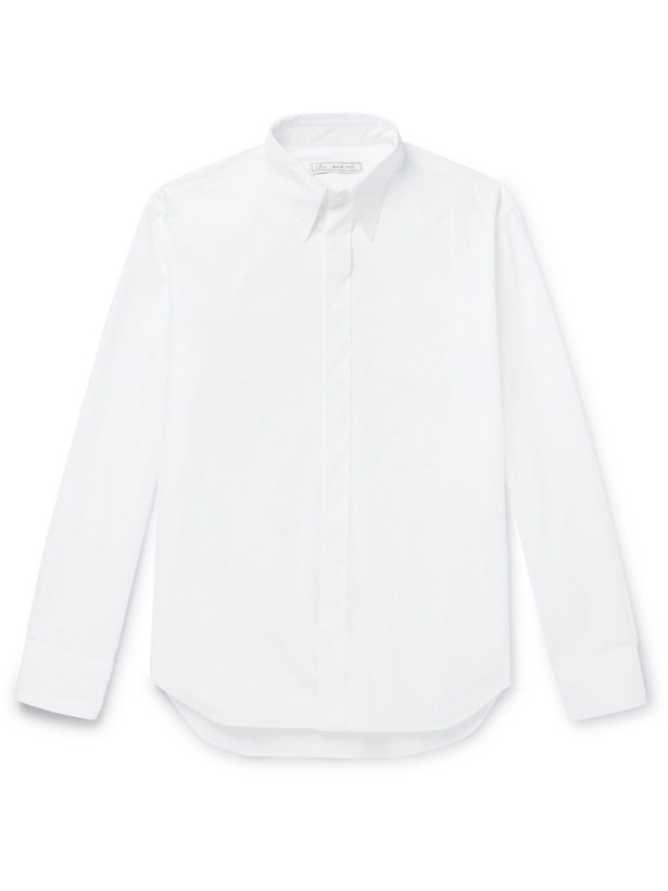 Photo: UMIT BENAN B - Richard Cotton-Poplin Shirt - White - IT 46