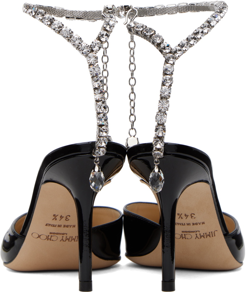 Jimmy Choo Black Saeda 85 Heels Jimmy Choo