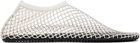 Christopher Esber Off-White Mesh Water Flats