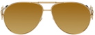 Versace Gold Medusa Biggie Aviator Sunglasses