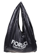 Fiorucci Black Nylon Cash &amp; Carry Print Hobo Bag
