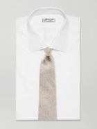 Loro Piana - Yale 8cm Textured-Linen and Silk-Blend Tie