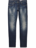 Alexander McQueen - Graffiti Straight-Leg Logo-Embroidered Jeans - Blue