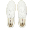 Autry Men's 01 Goat Leather Sneakers in White