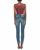 Manila Grace Womens Jeans in Blue
