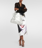 Gucci Blondie Medium metallic leather shoulder bag