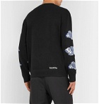 Valentino - Intarsia Wool and Cashmere Sweater - Black