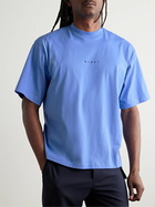 Marni - Logo-Print Cotton-Jersey T-Shirt - Blue