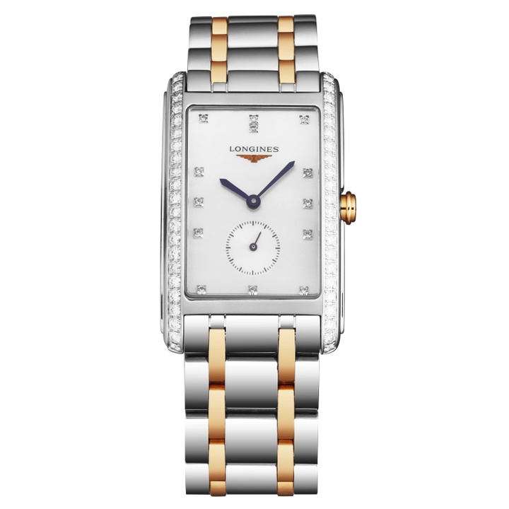 Photo: Longines DolceVita Quartz Diamond White Mother of Pearl Dial Unisex Watch L5.755.5.87.7