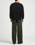 Laneus Mens Sweatshirt in Black