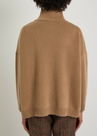 Weekend Max Mara Borgia Turtle-neck Wool Jumper Camel