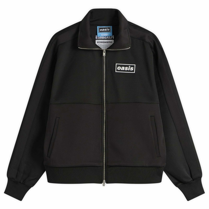 Photo: Pleasures Men's x Oasis Forever Track Jacket in Black