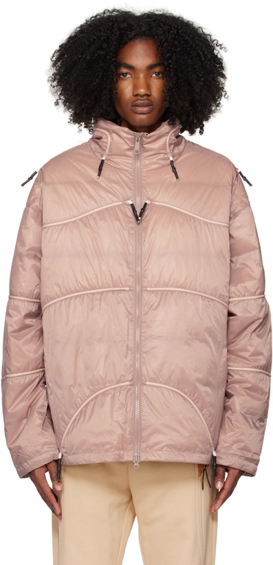 Photo: A. A. Spectrum Pink Plume Puffer Down Jacket