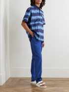 La Paz - Beach Tapered Cotton-Corduroy Drawstring Trousers - Blue