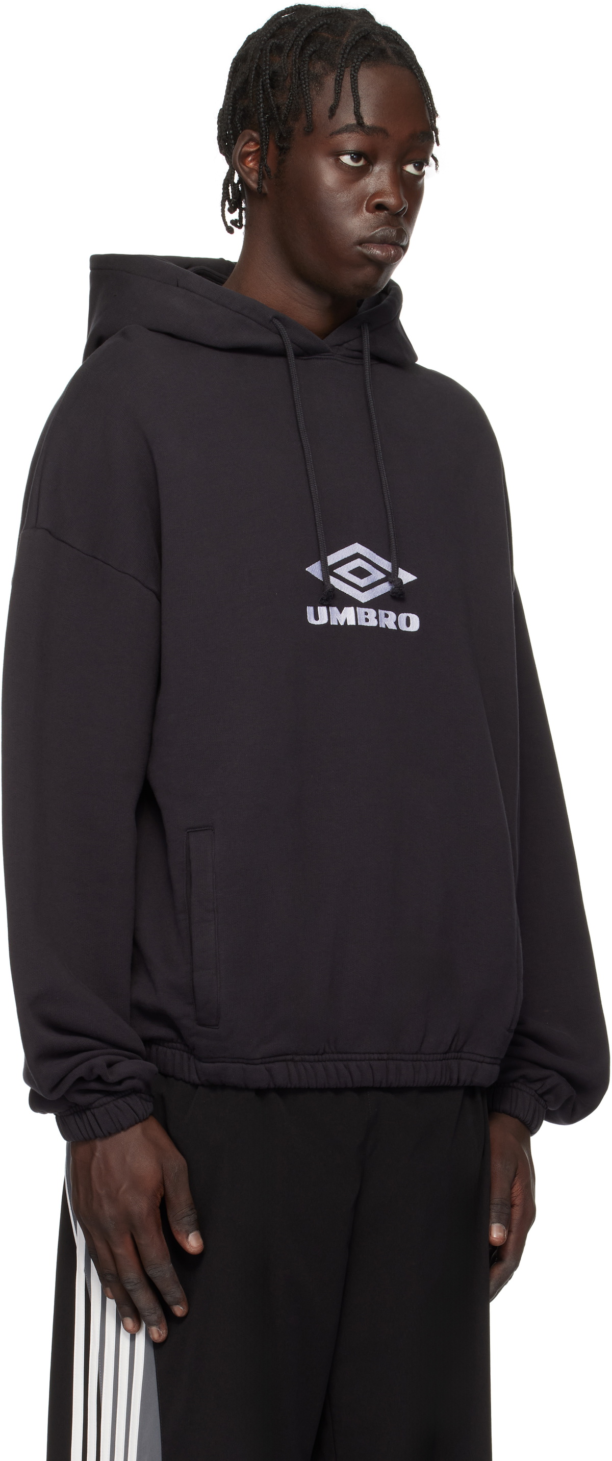 Umbro Black Masked Logo Hoodie Umbro