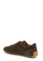 Tods Panelled Suede Sneakers Brown