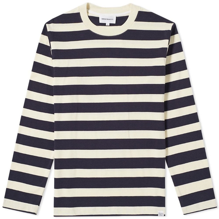Photo: Norse Projects Long Sleeve Johannes Rugby Stripe Tee