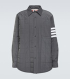 Thom Browne - 4-Bar down shirt jacket