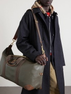 Mulberry - Heritage Medium Clipper Leather-Trimmed Scotchgrain Weekend Bag